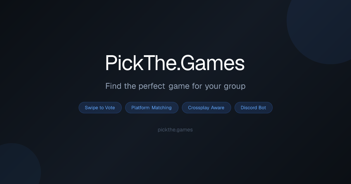 We Built a Multiplayer Game Finder Because Nothing Else Worked ...
